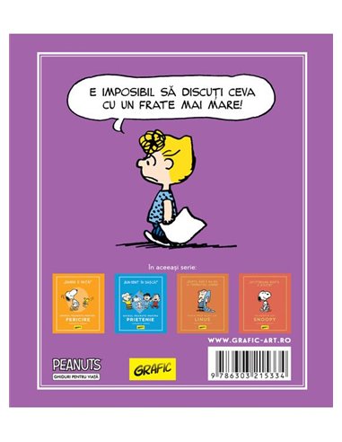 PEANUTS. Ghiduri pentru viata. Ghidul Peanuts pentru frati si surori - Charles M. Schulz | Grafic [cartonata]