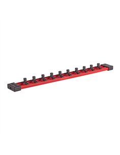 Sina si cleme pentru cheile tubulare de impact - Milwaukee - 1/4 inch impact socket rail 350 mm - 1 buc - cod 4932480444