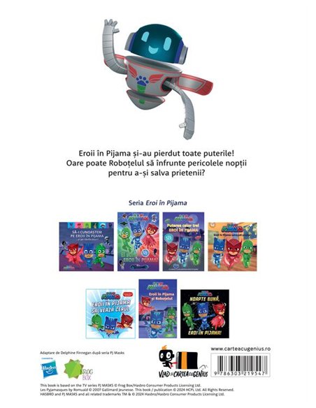 PJMASKS: Eroii in Pijama si robotelul - | Vlad si Cartea cu Genius [cartonata]