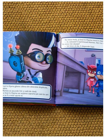 PJMASKS: Eroii in Pijama salveaza scoala - | Vlad si Cartea cu Genius [cartonata]