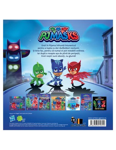 PJMASKS: Noapte buna, Eroi in Pijama! - | Vlad si Cartea cu Genius [cartonata]