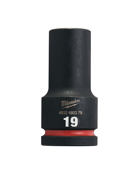 Chei tubulare de impact SHOCKWAVE IMPACT DUTY - Milwaukee - 19 mm 3/4 inch impact socket deep - 1 buc - cod 4932480379