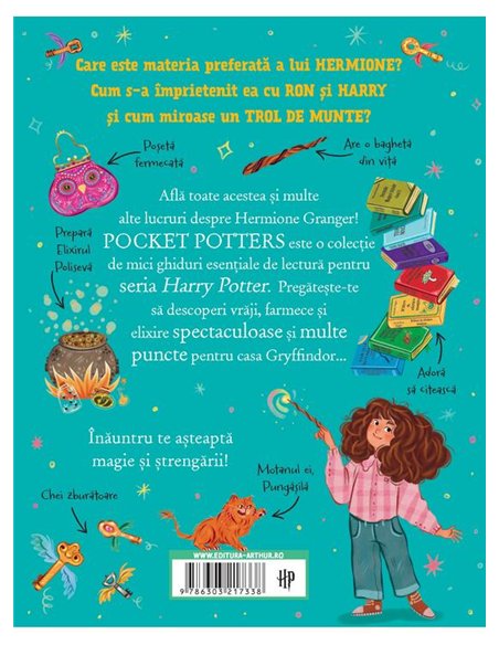 Pocket Potters 2. Ghiduri pentru Seria Harry Potter de J.K. Rowlling: Hermione Granger - J.K.Rowling | Arthur [cartonata]