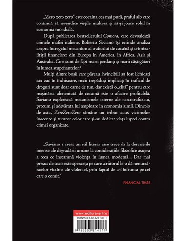 ZeroZeroZero - Roberto Saviano | Editura Art [necartonata]