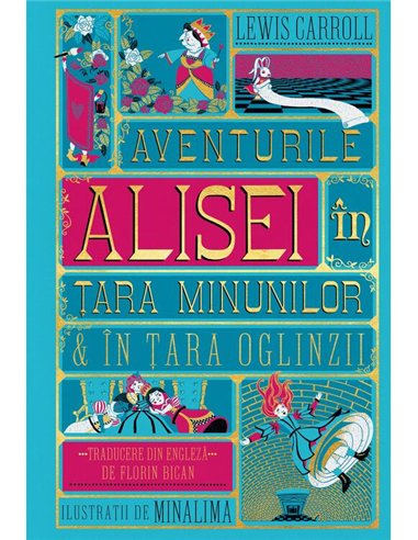 Aventurile Alisei in Tara Minunilor & in Tara Oglinzii - Lewis Carroll | Arthur [cartonata]