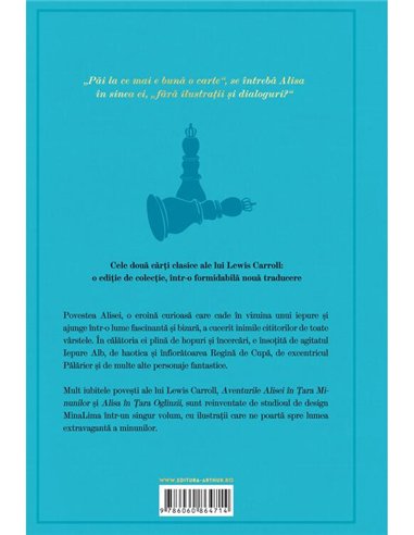Aventurile Alisei in Tara Minunilor & in Tara Oglinzii - Lewis Carroll | Arthur [cartonata]
