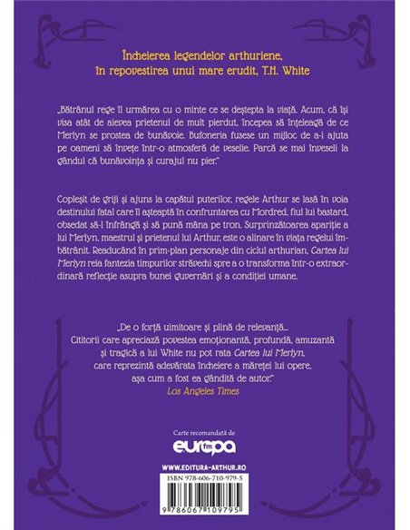Cartea lui Merlyn - T.H.White | Arthur [cartonata]