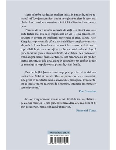 Escroaca onesta - Tove Jansson | Editura Art [necartonata]