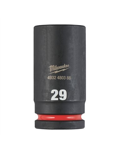 Chei tubulare de impact SHOCKWAVE IMPACT DUTY - Milwaukee - 29 mm 3/4 inch impact socket deep - 1 buc - cod 4932480388