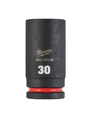 Chei tubulare de impact SHOCKWAVE IMPACT DUTY - Milwaukee - 30 mm 3/4 inch impact socket deep - 1 buc - cod 4932480389