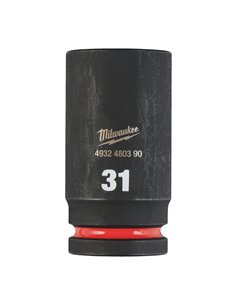 Chei tubulare de impact SHOCKWAVE IMPACT DUTY - Milwaukee - 31 mm 3/4 inch impact socket deep - 1 buc - cod 4932480390