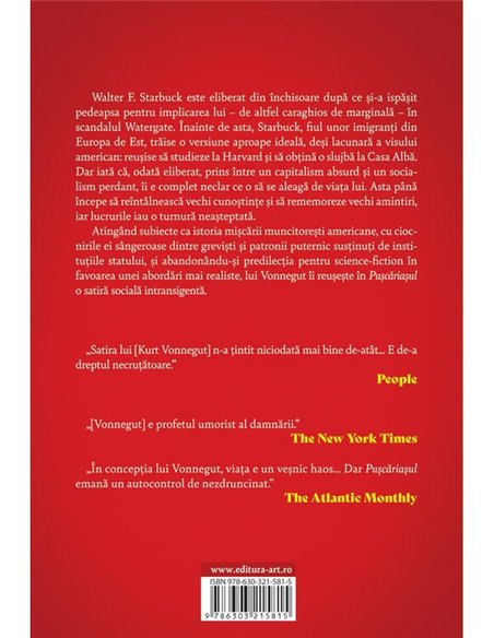 Puscariasul - Kurt Vonnegut | Editura Art [necartonata]