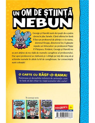 Capitanul Chilot si planul prapastios al profesorului Partescu Vol 4 - Dav Pilkey | Grafic [cartonata]