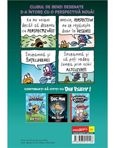 Super Pisoi Vol 2. Super Pisoi si Clubul de Benzi Desenate: Perspective - Dav Pilkey | Grafic [cartonata] 2