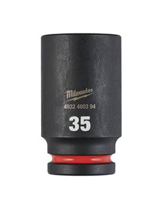 Chei tubulare de impact SHOCKWAVE IMPACT DUTY - Milwaukee - 35 mm 3/4 inch impact socket deep - 1 buc - cod 4932480394
