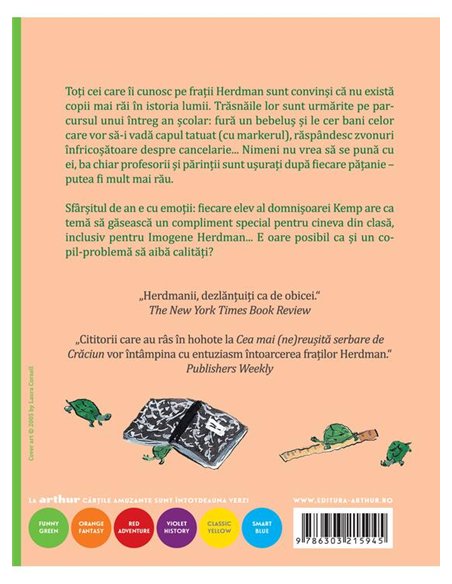 Cel mai reusit an scolar - Barbara Robinson | Arthur [cartonata]