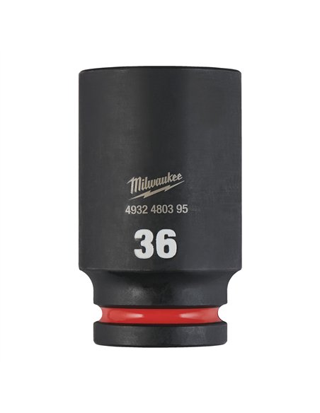 Chei tubulare de impact SHOCKWAVE IMPACT DUTY - Milwaukee - 36 mm 3/4 inch impact socket deep - 1 buc - cod 4932480395
