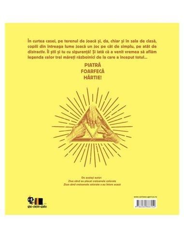 Legenda jocului Piatra foarfeca hartie - Drew Daywalt | Vlad si Cartea cu Genius [cartonata]