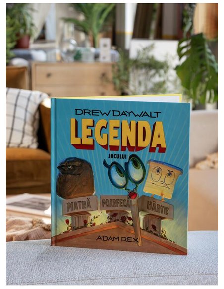 Legenda jocului Piatra foarfeca hartie - Drew Daywalt | Vlad si Cartea cu Genius [cartonata]