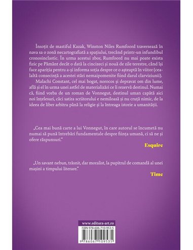 Sirenele de pe Titan - Kurt Vonnegut | Editura Art [necartonata]