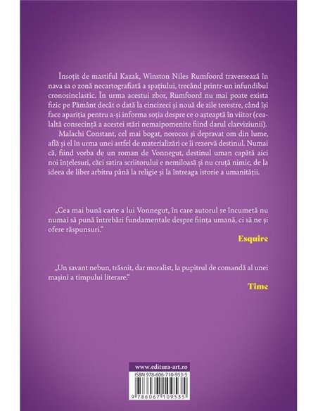 Sirenele de pe Titan - Kurt Vonnegut | Editura Art [necartonata]