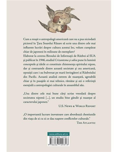 Crizantema si sabia. Tipare ale culturii japoneze - Ruth Benedict | Editura Art [necartonata]