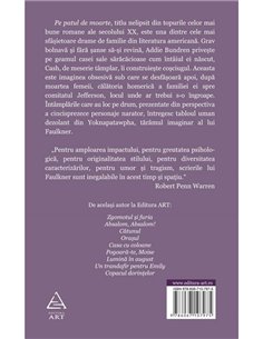 Pe patul de moarte - William Faulkner | Editura Art [cartonata] 2