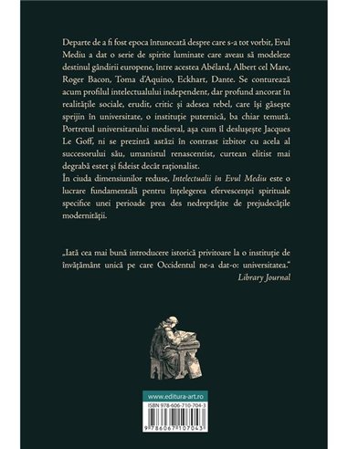 Intelectualii in Evul Mediu - Jacques Le Goff | Editura Art [necartonata]