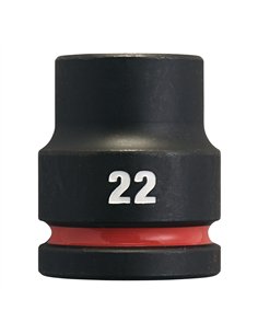Chei tubulare de impact SHOCKWAVE IMPACT DUTY - Milwaukee - 22 mm 3/4 inch impact socket STD - 1 buc - cod 4932480364 2