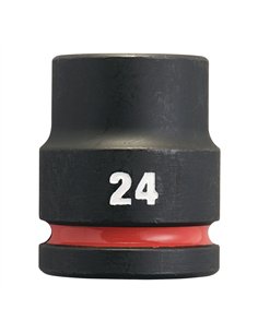 Chei tubulare de impact SHOCKWAVE IMPACT DUTY - Milwaukee - 24 mm 3/4 inch impact socket STD - 1 buc - cod 4932480366