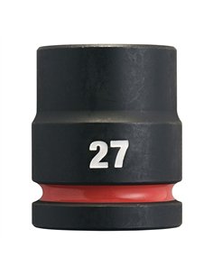 Chei tubulare de impact SHOCKWAVE IMPACT DUTY - Milwaukee - 27 mm 3/4 inch impact socket STD - 1 buc - cod 4932480367