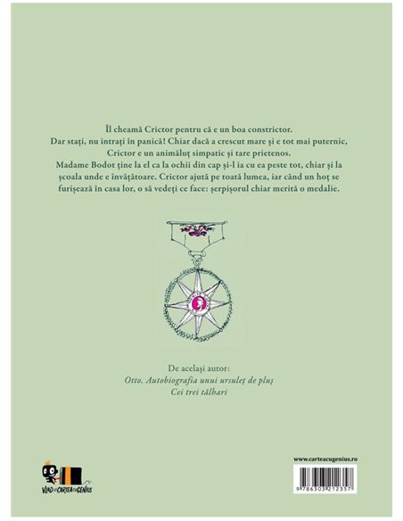 Crictor. Serpisorul cel bun - Tomi Ungerer | Vlad si Cartea cu Genius [cartonata]