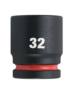 Chei tubulare de impact SHOCKWAVE IMPACT DUTY - Milwaukee - 32 mm 3/4 inch impact socket STD - 1 buc - cod 4932480369 2