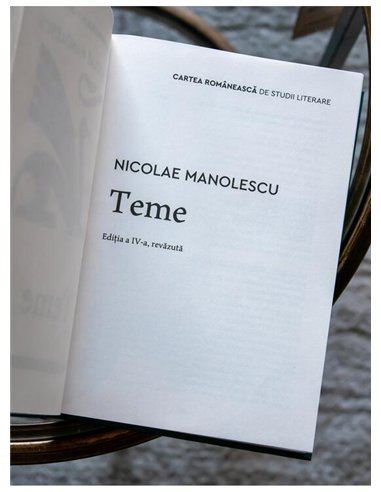 Teme - Nicolae Manolescu | Cartea Romaneasca [cartonata]