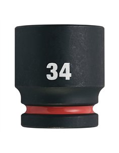 Chei tubulare de impact SHOCKWAVE IMPACT DUTY - Milwaukee - 34 mm 3/4 inch impact socket STD - 1 buc - cod 4932480371 2