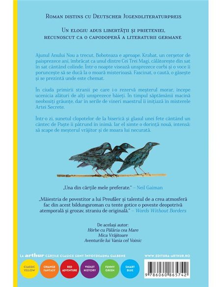 Krabat sau ucenicul vrajitorului - Otfried Preuszler | Arthur [cartonata]