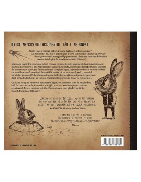 Un manual ilustrat al erorilor de argumentare - Ali Almossawi | Arthur [cartonata]