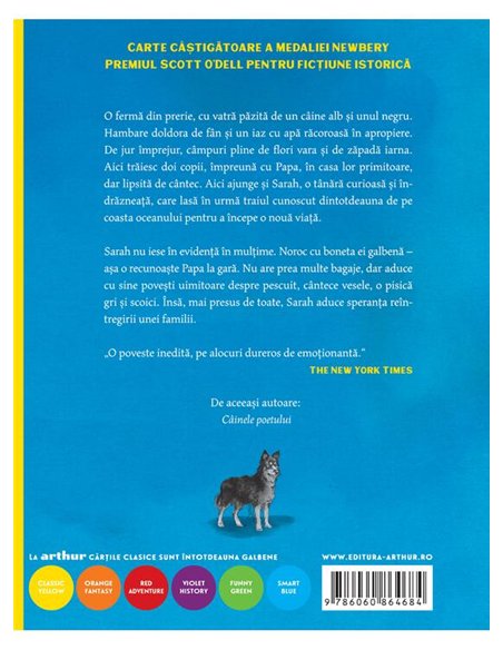 Noua viata a lui Sarah - Patricia MacLachlan | Arthur [cartonata]