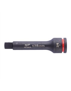Chei tubulare de impact 3/4 inch - extensii - Milwaukee - 175 mm 3/4 inch impact extension - 1 buc - cod 4932480403