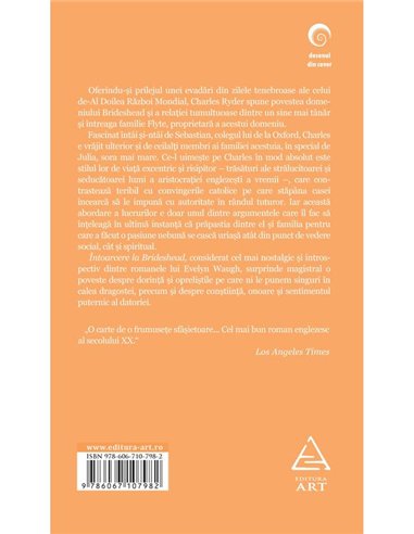 Intoarcere la Brideshead - Evelyn Waugh | Editura Art [necartonata]