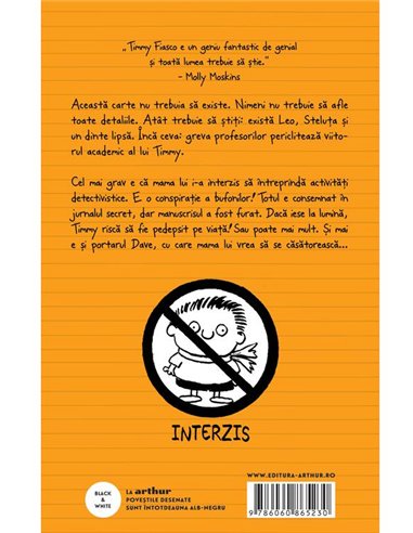 Timmy Fiasco 5. Jurnalul secret - Stephan Pastis | Arthur [necartonata]