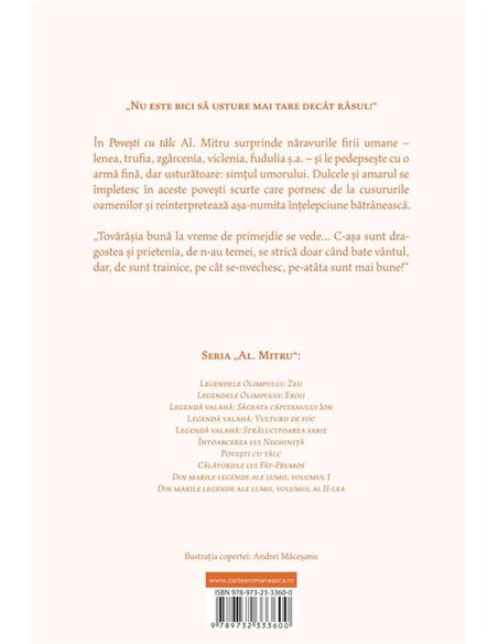 Povesti cu talc - Alexandru Mitru | Cartea Romaneasca [cartonata]