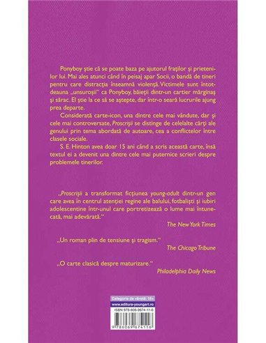 Proscrisii - S. E. Hinton | Young Art [cartonata]