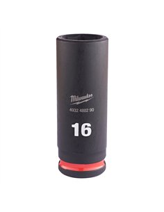 Chei tubulare de impact SHOCKWAVE IMPACT DUTY - Milwaukee - 16 mm 3/8 inch impact socket deep - 1 buc - cod 4932480290