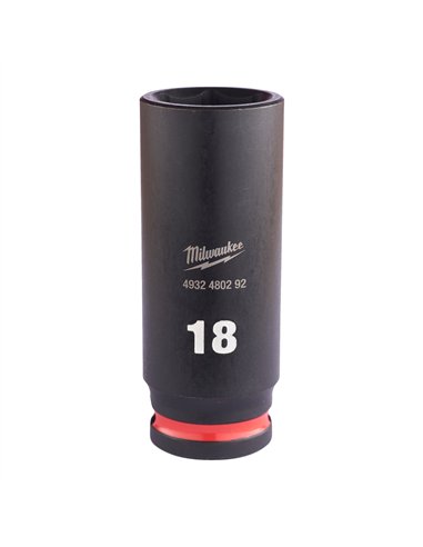 Chei tubulare de impact SHOCKWAVE IMPACT DUTY - Milwaukee - 18 mm 3/8 inch impact socket deep - 1 buc - cod 4932480292