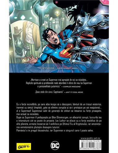 Superman Action Comics Vol 1: Superman si omul de otel - Grant Morrison, Rags Morales, Andy Kubert | Grafic [cartonata]