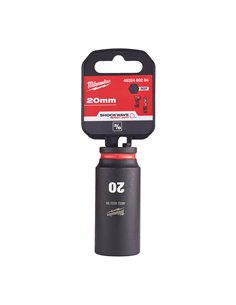 Chei tubulare de impact SHOCKWAVE IMPACT DUTY - Milwaukee - 20 mm 3/8 inch impact socket deep - 1 buc - cod 4932480294 2