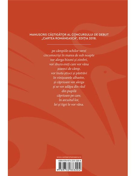 Ochilor verzi - Cosmin Andrei Tudor | Cartea Romaneasca [necartonata]