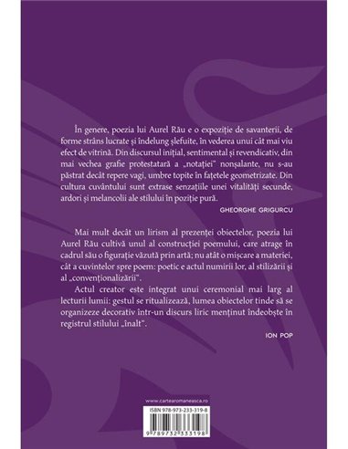 Incifrarile - Aurel Rau | Cartea Romaneasca [necartonata]