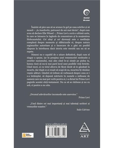 Cei alesi si cei damnati - Primo Levi | Editura Art [necartonata]